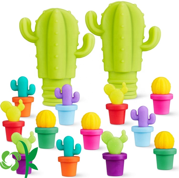 Cactus Wine Bottle Stopper Charms