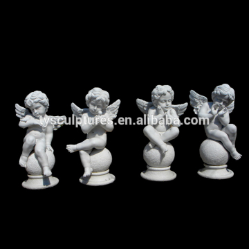 Wholesale cheap and fine custom stone carved little angel models