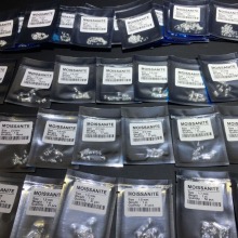 ASTWO White Moissanite Loosen Stones with GRA Certificate