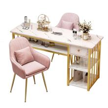 Wholesale High Quality Stainless Steel Pink Small Manicure Table