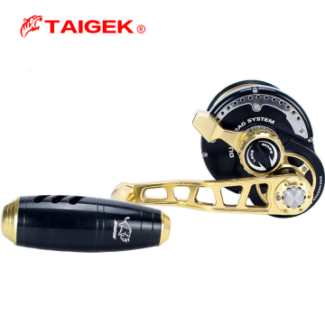 TAIGEK 40KG Sea Boat Fishing Reel - Saltwater Jigging & Trolling Reel (Metal)