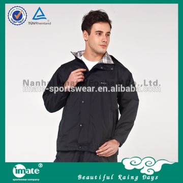 Fashional emergency pvc raincoats for men