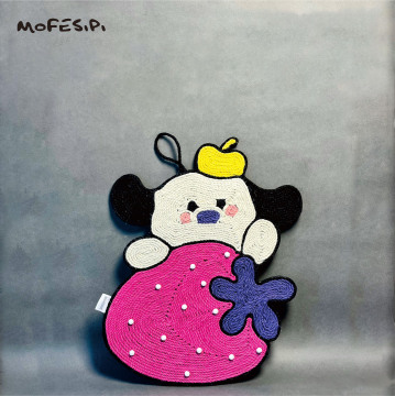 MOFESIPI Cat Floor Scratching Pad Rug