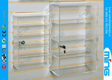 Saltwall Display Holders / Clear Acrylic Display Stands Showcase With Lock
