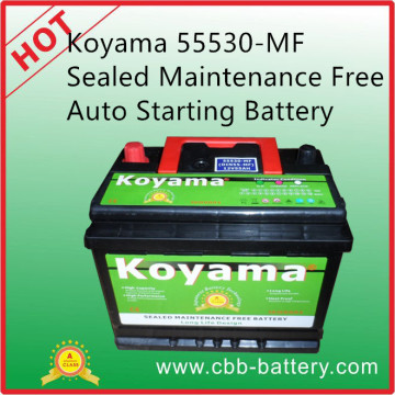 Koyama 55530-Mf Sealed Maintenance Free Auto Starting Battery