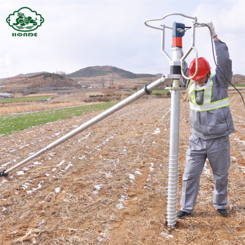 Máquina de parafuso à terra elétrica de venda quente