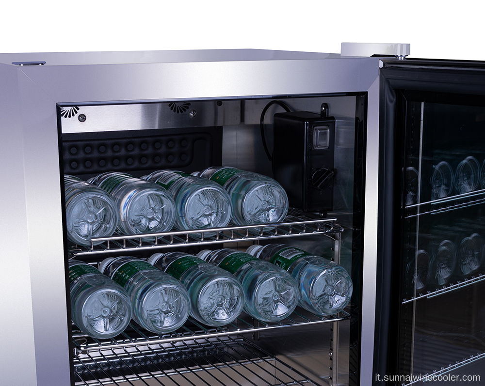 Compressore refrigeratore di vino refrigerante acciaio inossidabile esterno