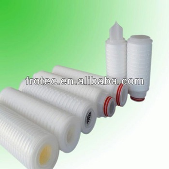 Water Pleated Filter cartridge/PTFE Pleated Filter Cartridge