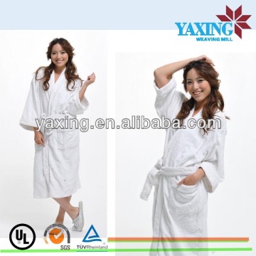 Microfiber hotel bath robe