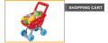 Alta calidad juguete registro plástico supermercado Kids Trolley con luz y sonido