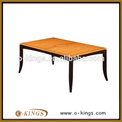 hotel wooden long narrow table/ hotel table