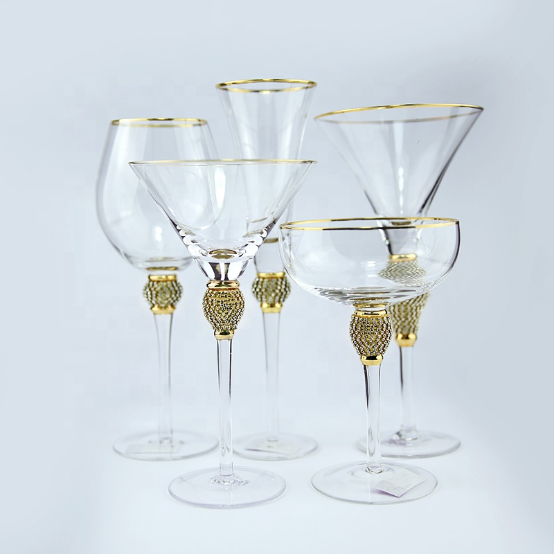 Gold Rimmed Flute Champagne Glass