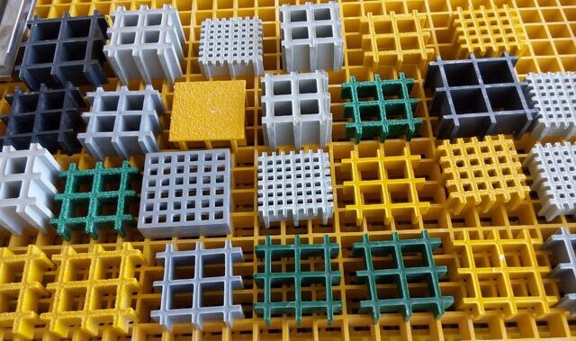 High strength 40*40mm Anti slip frp grating