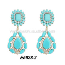 Fashion cheap china rhinestone plastic tattoo dangle earring