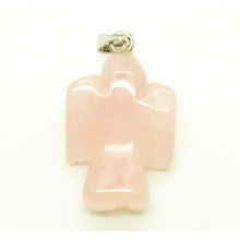 Pendentif Forme Rose Quartz