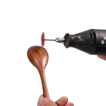 Mixed polishing wheel abrasives brush radial bristle disc for dremel rotary tool