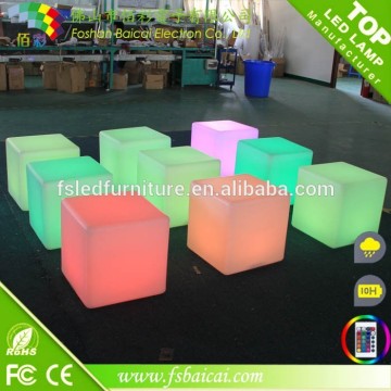 Different size LED cube/led color changing cube for nightclub/bar/coffee shop
