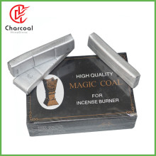 HongQiang high heat value bamboo chinese silver hookah charcoal