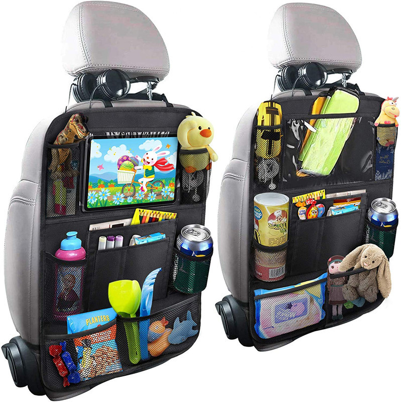 Oxford Stoffmaterial OEM Touchscreen Tablette Halter Kinder Rückstand Auto Pocket Organizer