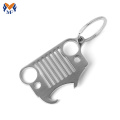 Personalized jeep novelty bottle opener keychain
