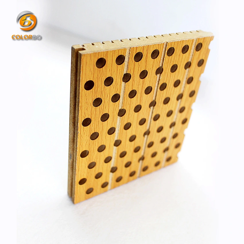 Perforated Wood Timber Acoustic Panel for Operate Wall Panel