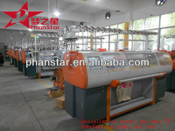 machines for the sweaters used multi-gauge