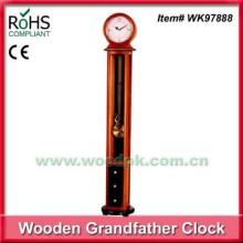 Woodpecker wooden quartz analog chime clock