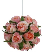 6" Artificial Hanging Flowr Ball, Hanging Flower Ball, Wedding Rose Hanging Ball