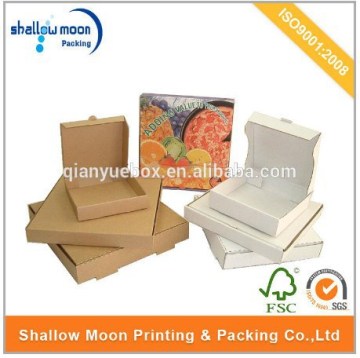 Custom Plain White Pizza Boxes Wholesale