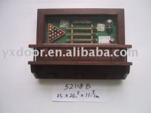 Wooden letter rack, wood letter holder, letter cabinet, table ball style