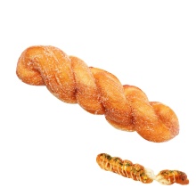 Economic Frozen Danish Fluffy Fried Dough Twist Bread for Commuters