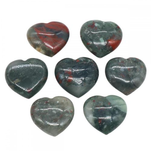 Love Heart Crystal Stones 0.8 Inch Worry Palm Pocket Healing Chakra