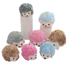 Wholesale Fluffy Hedgehog Plush Keychains and Stuffed Animal Toys