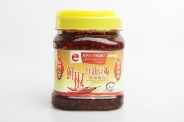 Fresh pepper Red oil bean paste 700 g