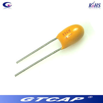 Radial Lead Tantalum Capacitorl dipped Capacitor