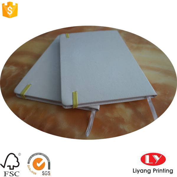 PU Leather Custom Notebook مع شريط شريط مرن