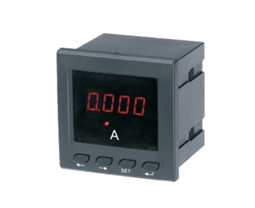 LED display ammeter for electrical panels