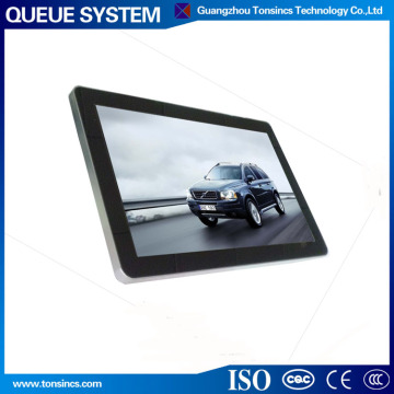 27'' indoor wall mount touch screen tablet pc advisement player with wifi /3G