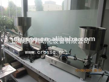 piston filling machine for paste