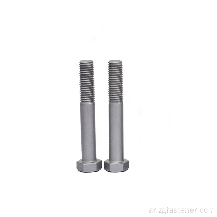 Jiangsu DIN931 Fastener 4.8 الصف Hex Head Bolt Dip Dip Golvanized