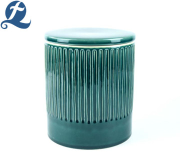 Practical crack glaze sealed jar container sealable pot