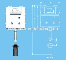 Concealed flush cistern AC-9007
