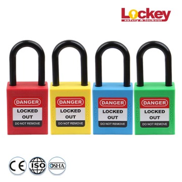 Insulation Shackle Safety ABS Plastic Padlock