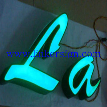 metal with acrylic led sign letters, acrylic led sign lettering