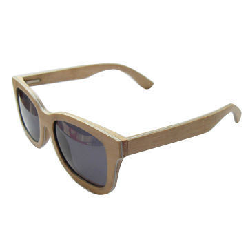 Wooden sunglasses, not easy to be broken