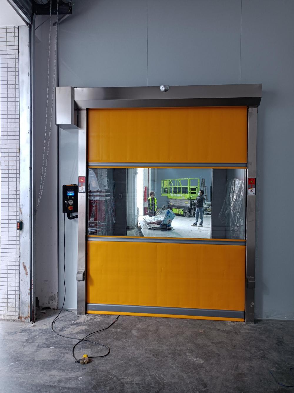 high fast roll up electricPVC rolling door