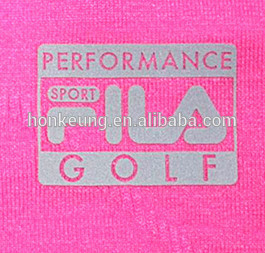 Factory reflective heat transfer logo for garment, heat transfer printing