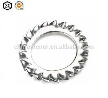 External teeth serrated lock washers DIN6798