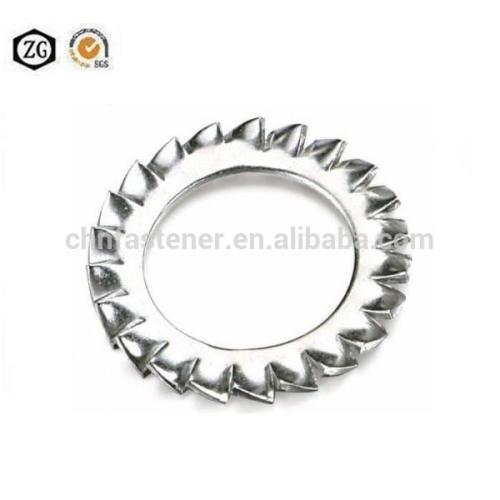 External teeth serrated lock washers DIN6798