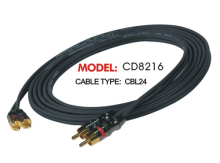 Two Metal Connectors Audio Link Cables